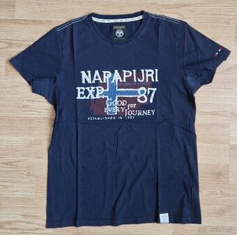 Predam panske tmavomodre tricko Napapijri