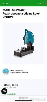 Predám MAKITU- Rozbrusovacia píla