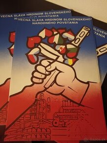 Predám plagát Večná sláva hrdinom Slovenského národného pov