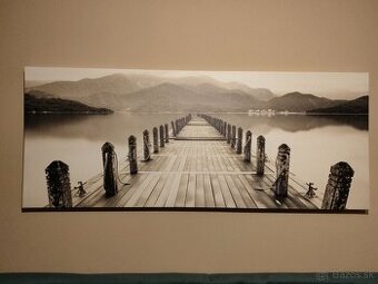 Predám obraz krajina s jazerom