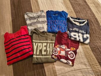 Balík tričiek v. 128, 134