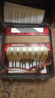 Akordeón Hohner Concerto I-top stav +kufrík