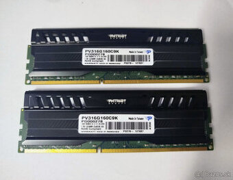 DDR3 16GB /2x 8GB/ 1600MHz Patriot VIPER