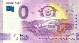 0 euro / 0 € souvenir bankovky ročníkové čísla - 1