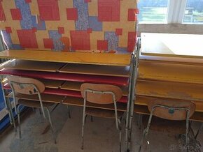 Školské lavice a stoličky - 1