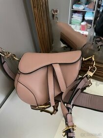 Predám Dior saddle bag, nude- ružová kabelka - 1