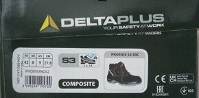 Bezpečnostná kotníková obuv PHOENIX S3 SRC DELTAPLUS