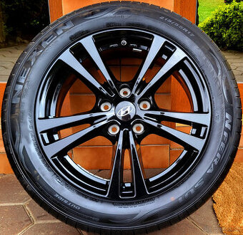 alu R17 5x114,3 senzory, letné pneu 215/55, Hyundai KONA