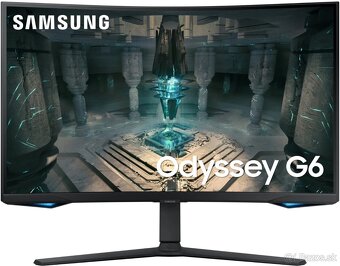 SAMSUNG Odyssey G65B (VA, 32", 1440p, 240 Hz, zakrivený)
