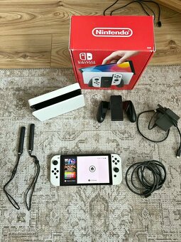 Nintendo Switch OLED White + 256Gb