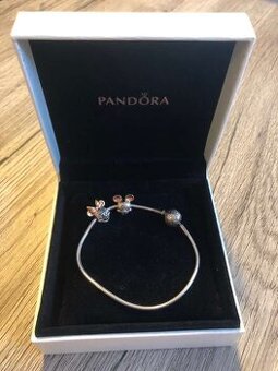 Pandora náramok + prívesky