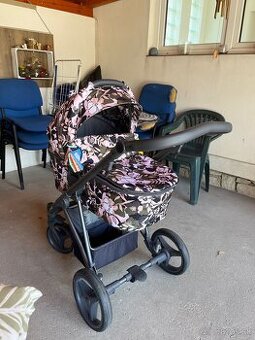 Bebetto kombinovaný kočík Flavio flowers