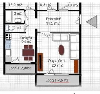 prenajmem 4izobvy byt na Dlhych Dieloch