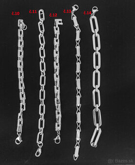 Náramky z chirurgickej ocele