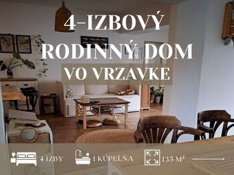Rodinný dom obklopený prírodou - Vrzavka