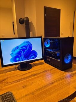 Herný PC - Ryzen 5 2600 / RX 580 - 4Gb / 16Gb Ram + W11 - 1