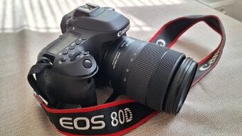 Predám Canon EOS 80D + objektiv 18-135 Nano USM
