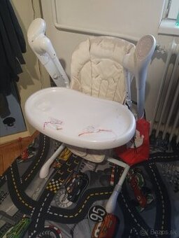 Detska jedalenska stolicka a hojdacka Caretero Indigo