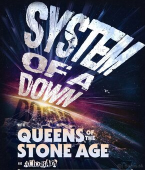 Lístky na System of a down Varšava 19.7.26