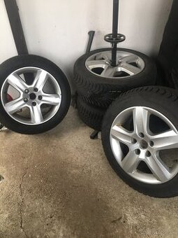 Predám hliníkové disky originál Škoda +zimné pneumatiky r 16