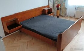 Manzelska retro postel 60-70 roky - 1