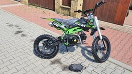 Motorka Pitbike Sky 125ccm 17/14 zelená - 1