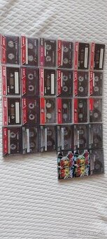 MC kazety ,fero extra,chrom,TDK,Maxell,BASF