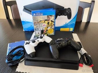 Sony PlayStation 4 Slim, 2x nový ovládač