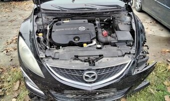 Mazda 6 2011 2.2 D 2011 predám MOTOR R2, DVERE, ZADNÉ SVETLO