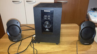 Aktívne repro 2x2,5W so subw, FM radio