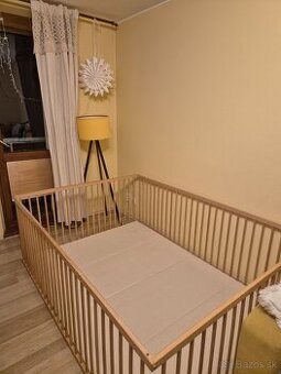 Detská ohrádka drevená so žinienkou
