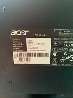 Acer LCD monitor