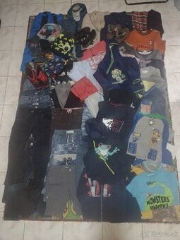 Balík 4-5R, veľkosť 110, 70 ks oblečenia, 1 KS 0,50€.
