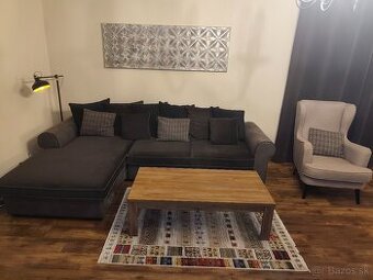 Sedačka+ kreslo+ stôl - všetko ako Nové