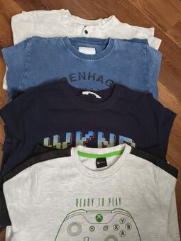 Tričká mikinového typu, veľkosť 152