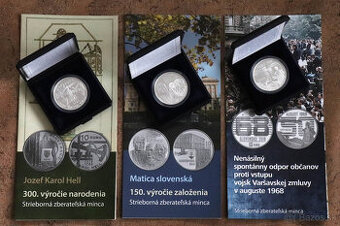 PREDAJ - PROOF zberateľské euro mince