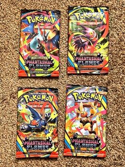 Predám pokemon balíčky, sériu phantasmal flames, neotvorene