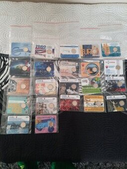 Coincard 2 eur slovensko komplet sada s podpisom