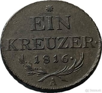 ein kreuzer  1816 a