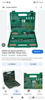112 dielňa sada vrtákov a bitov