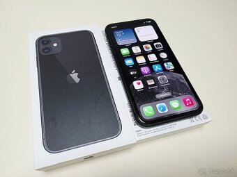 APPLE IPHONE 11 64GB BLACK ,ZDRAVIE BATERKY 100%