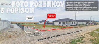POZEMKY V NOVEJ ČASTI obce CESTICE