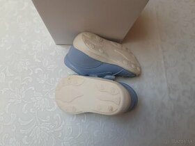 Detské kožené topánky,velk. 19, zn. RAK,akvamarín farby