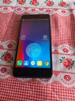Lenovo K6 sivy voľný v peknom stave nalepené ochranné sklo A
