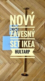 Nový kuchynský závesný set IKEA HULTARP – zlatý