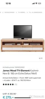 Stolik pod TV 185x50x49