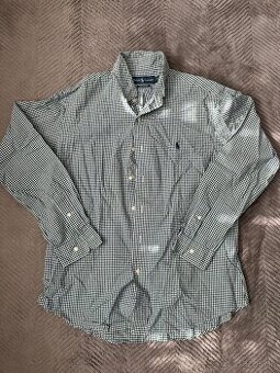 Karovana košela polo ralph lauren L - 1