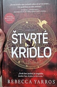 Kniha s oriezkou "Štvrté krídlo"