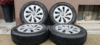 Plechové disky 5x100 a zimné Michelin Alpin 5 185/65 R15