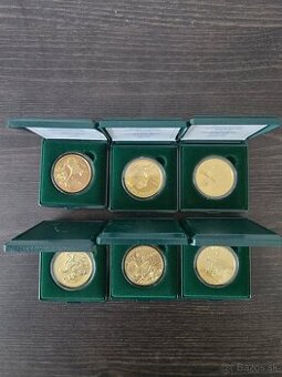 5€ Slovensko Fauna a Flora reprezentacna etui NBS